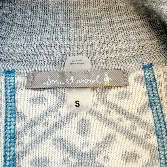 Smartwool Women's Dacano Full-Zip Sweater Ski Merino Wool Blend Jacket Gray S - Picture 6 of 11